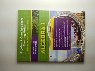 Algebra 1A and 1B Lesson Plans [Prentice Hall Mathematics]