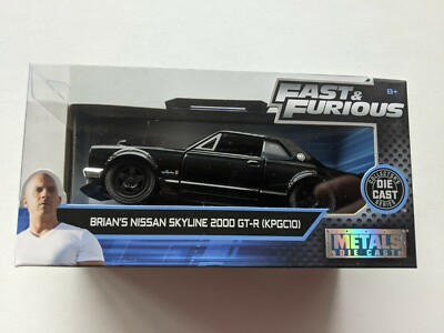 Brian's Nissan Skyline 2000 GT-R (KPGC10) 1:32 Jada Fast