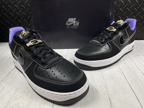 Size 9- Nike Air Force 1 Low '07 LV8 EMB World Champ - Lakers