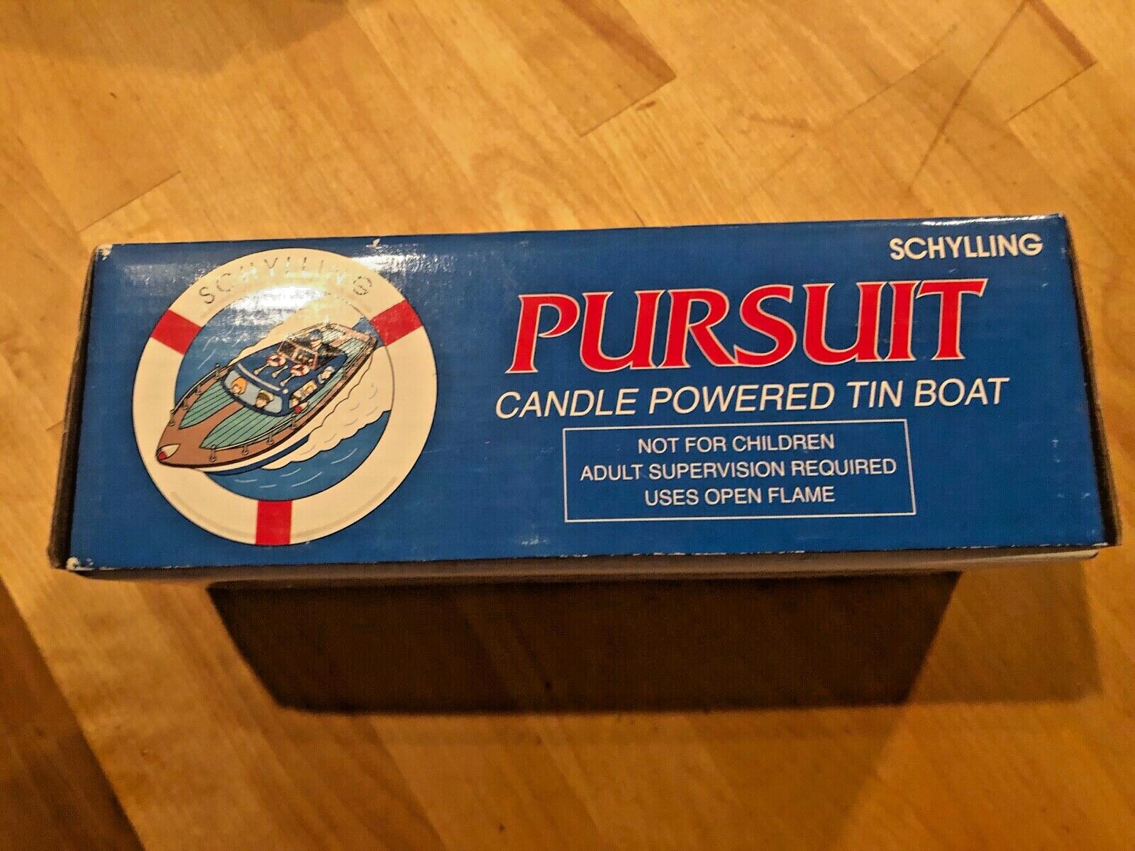 SCHYLLING Candle Powered Tin Boat