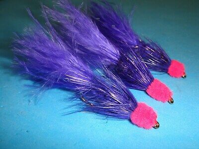 12 piece Egg sucking leech Purple Assortment Size 6