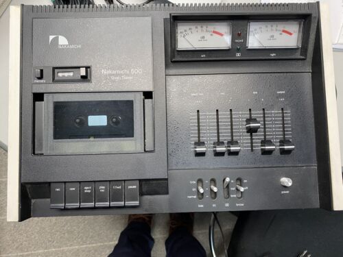 Nakamichi 500 Dual Tracer Cassette Deck - Nakamichi 500 Dual Tracer Cassette Deck -