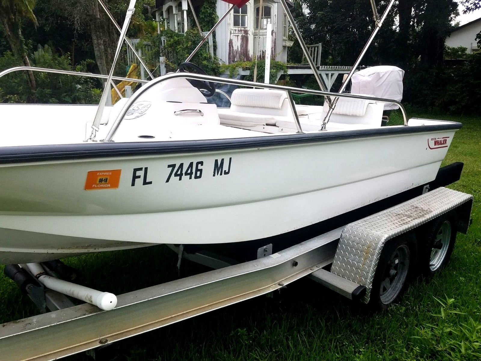 2003 15' Boston Whaler Sport Project Boat Mercury 60 h.p. Outboard PROJECT BOAT
