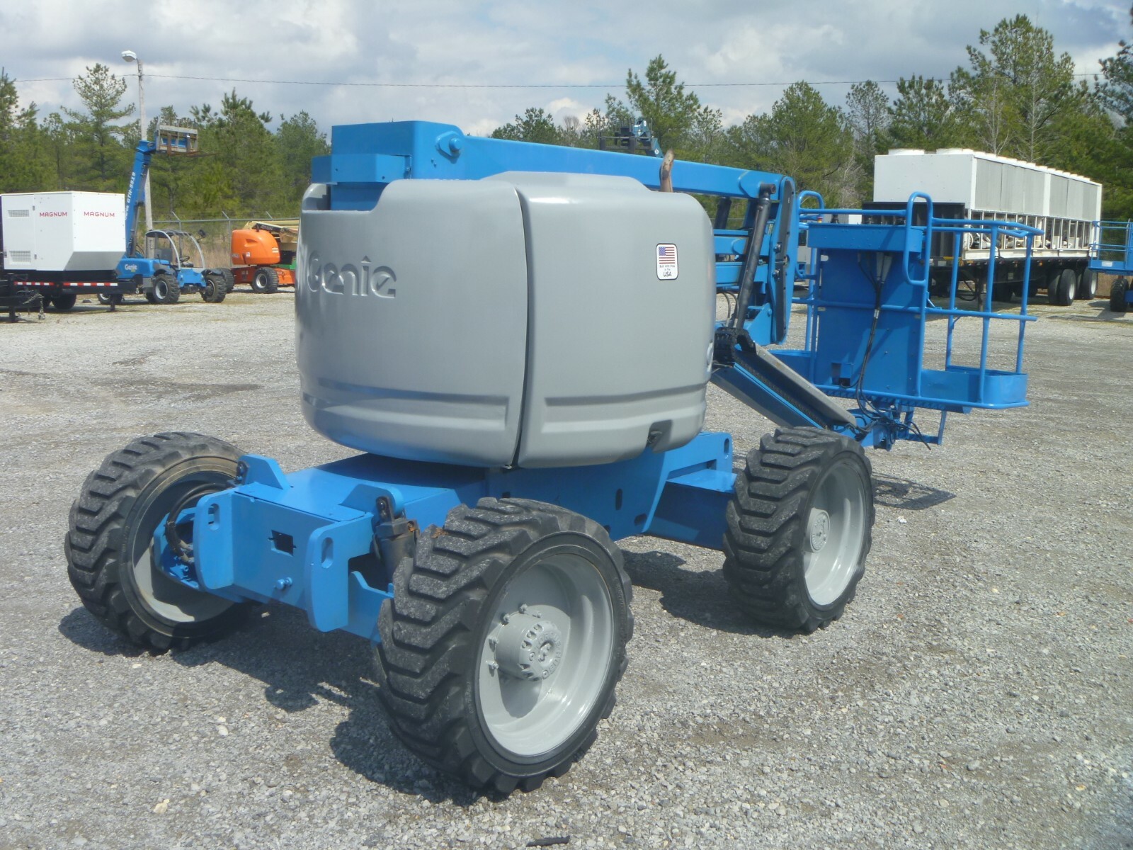 2007 Genie Z45/25 Articulating Boom Lift Dual Fuel