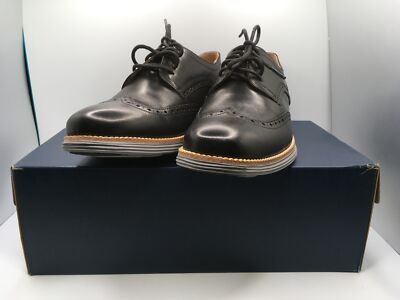 Cole Haan Original Grand Shortwing Men s Black Ironstone Oxford