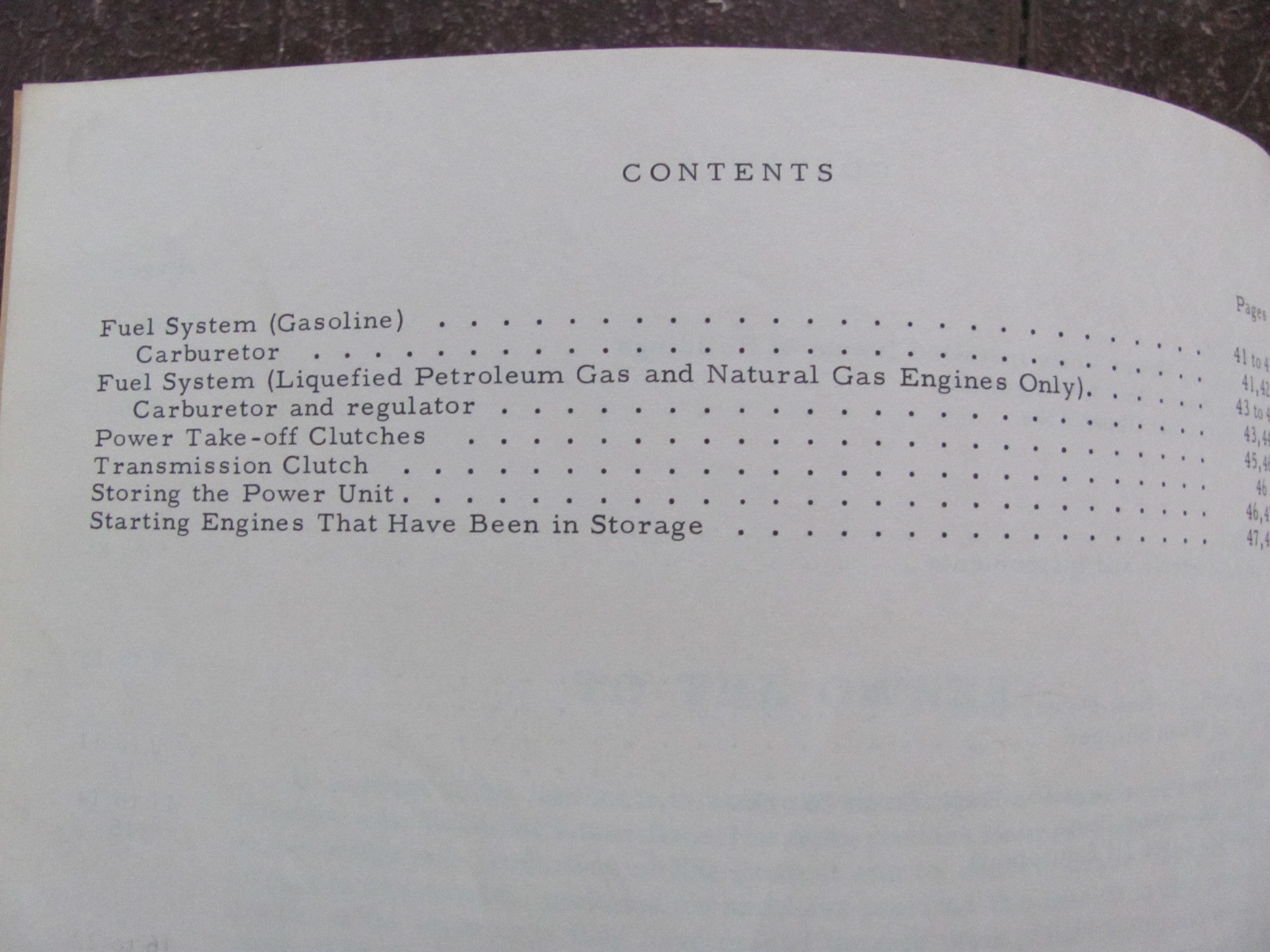 IH International UB220 UB240 UB264 Power Unit Operators Manual