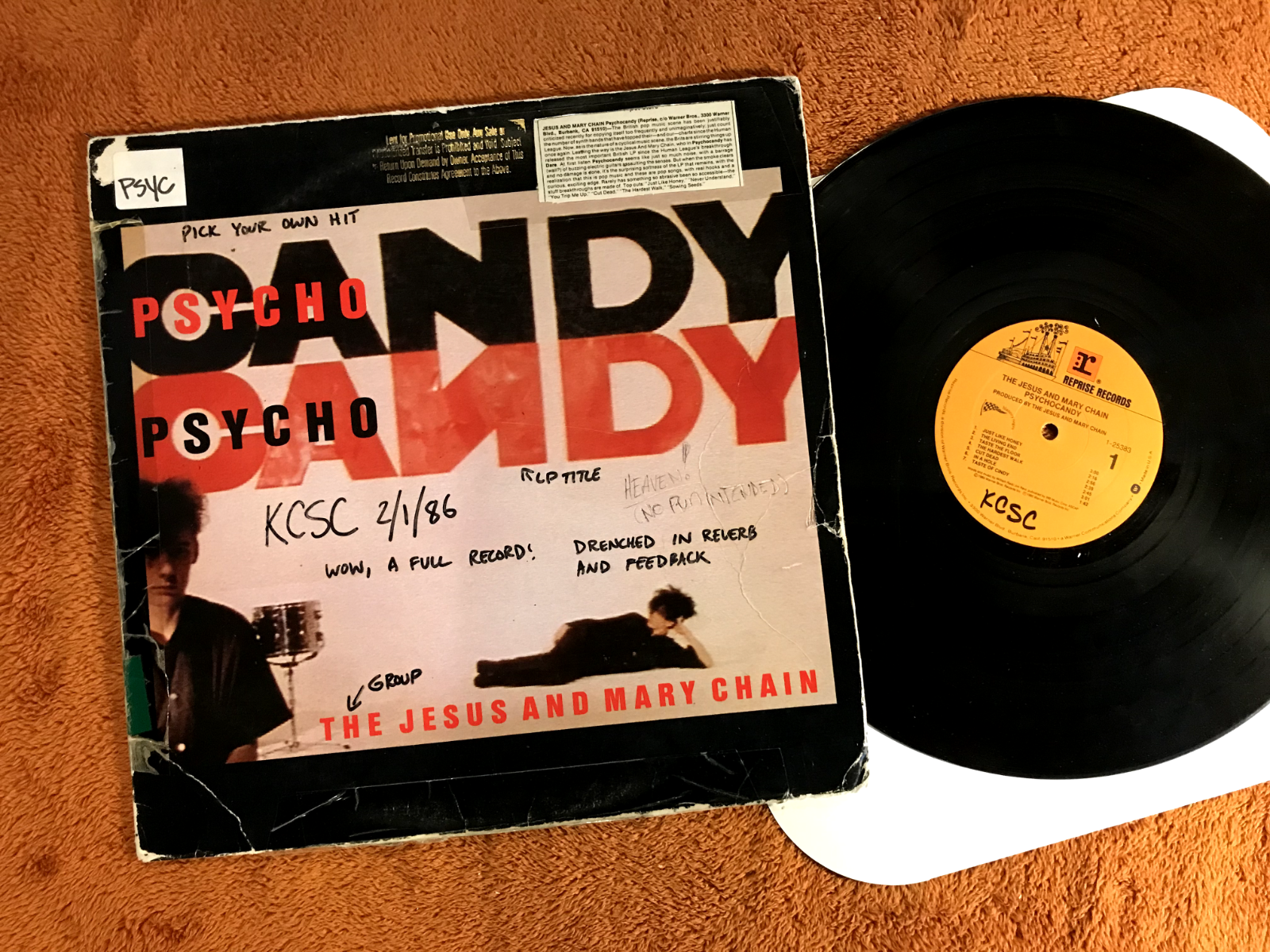THE JESUS AND MARY CHAIN original 1985 reprise shoegaze THE JESUS AND MARY CHAIN original 1985 reprise shoegaze