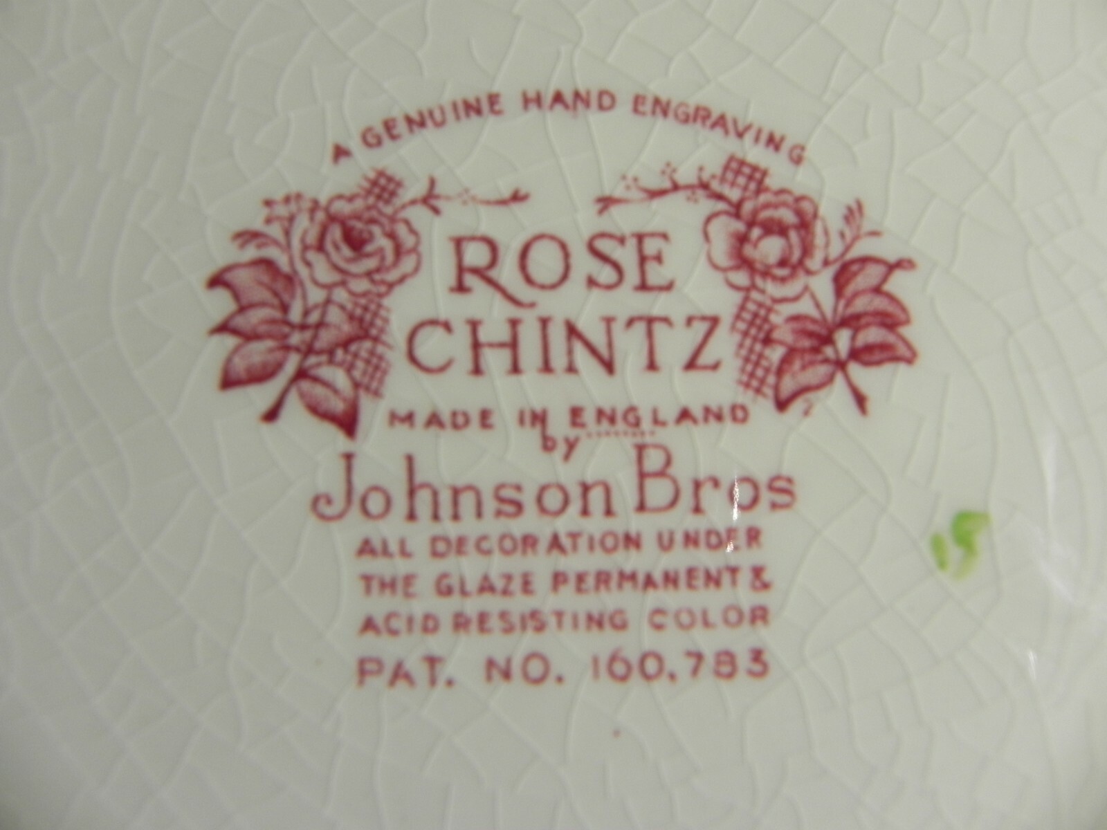 Johnson Bros pink ROSE CHINTZ 2 Oval Platters 12