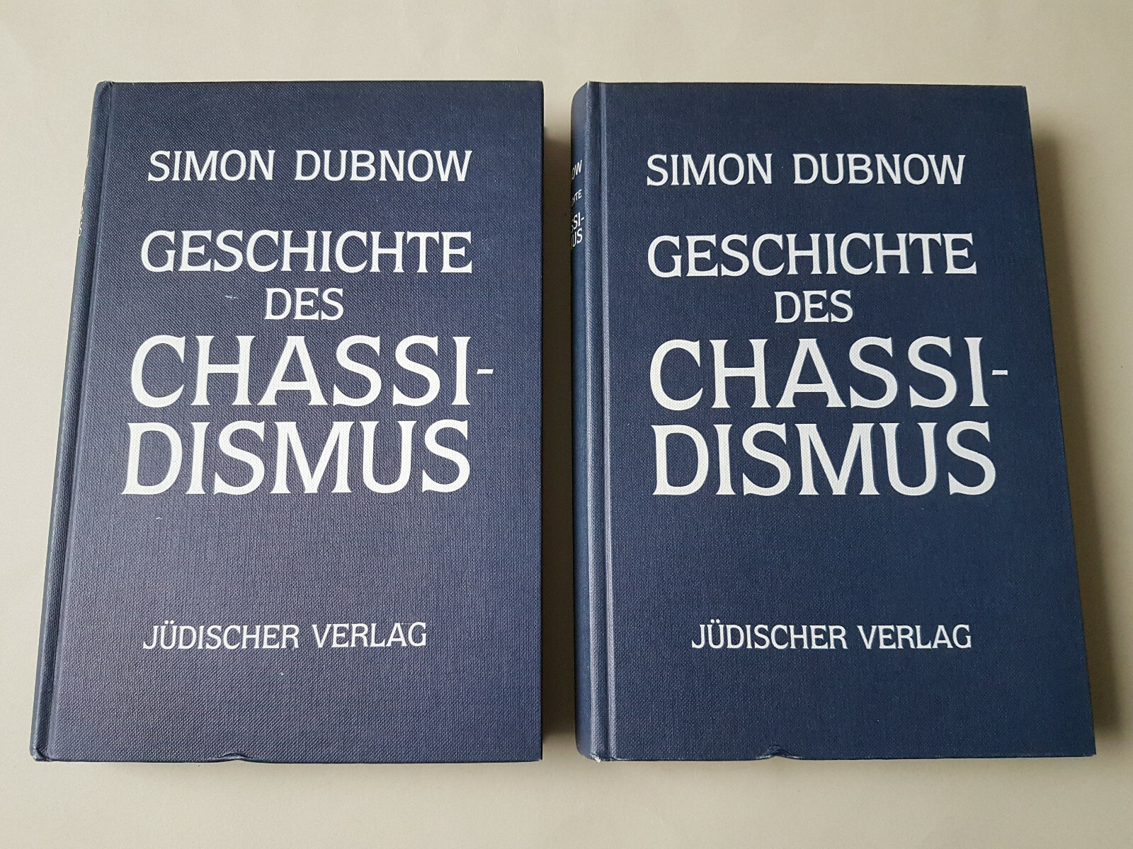 Simon Dubnow Geschichte des Chassidismus 2 Bände Jüdischer Verlag 1982