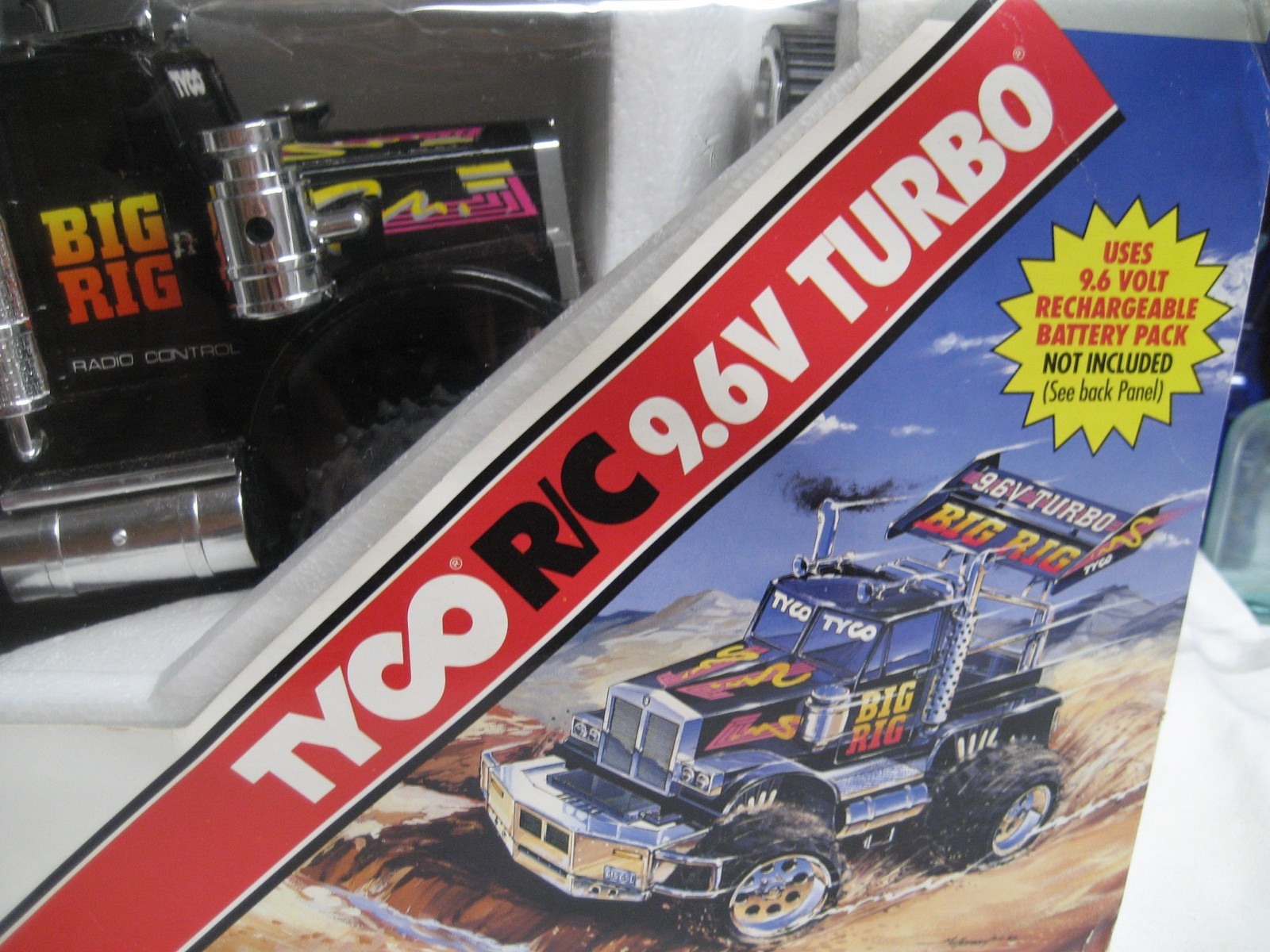 TYCO R/C 9.6V TURBO BIG RIG TRUCK --UNOPENED NEW NEVER USED