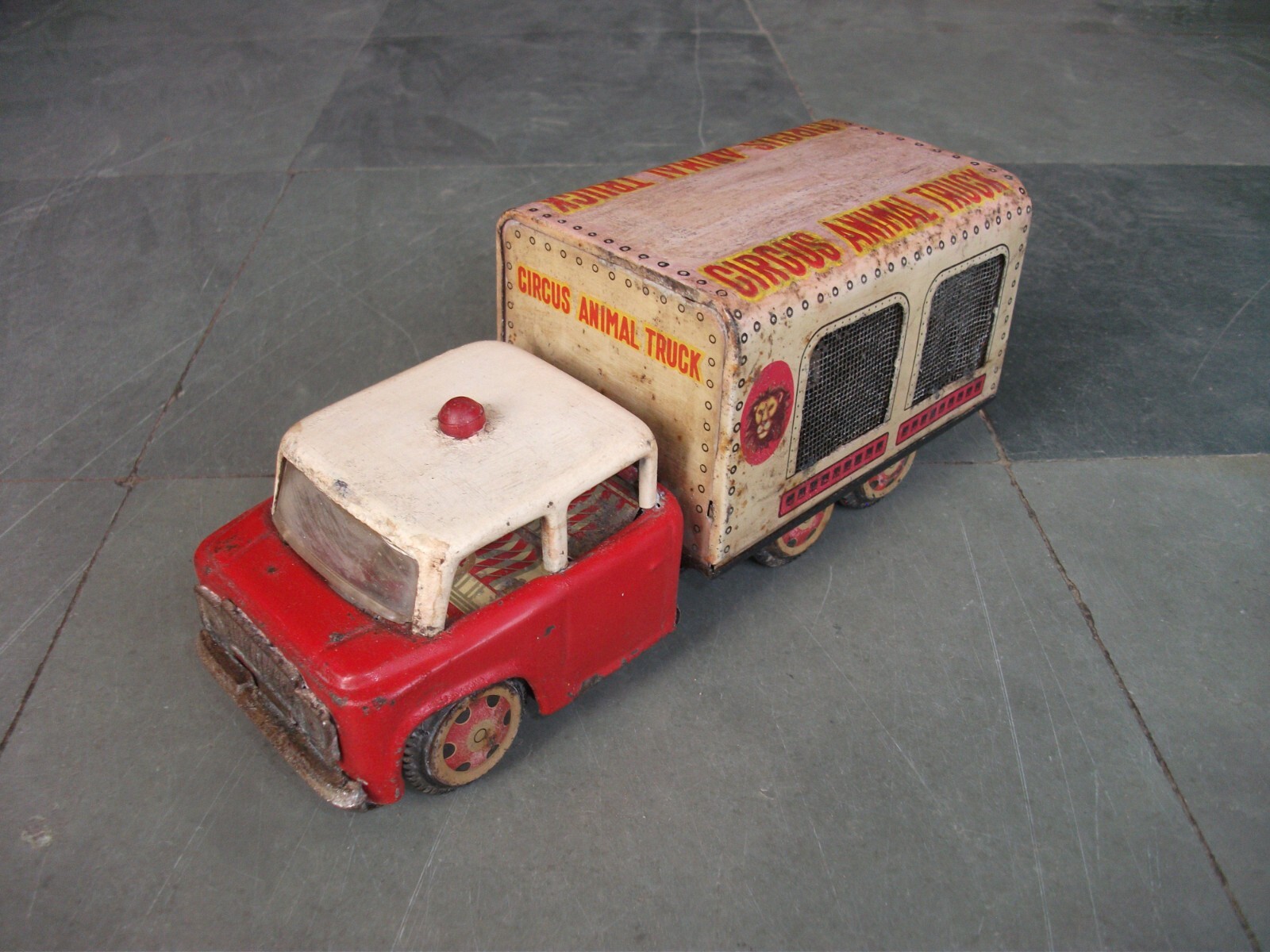 ヴィンテージ　ピノキオ　３点セット Vintage Litho Fine Circus Animal Truck MF 782 Tin Toy
