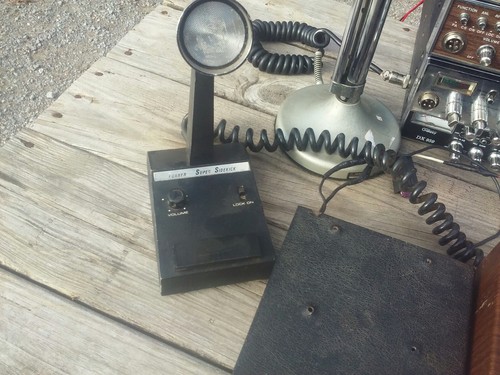 Huge CB Enthusiast Lot Radios Microphones Kicker Powers On