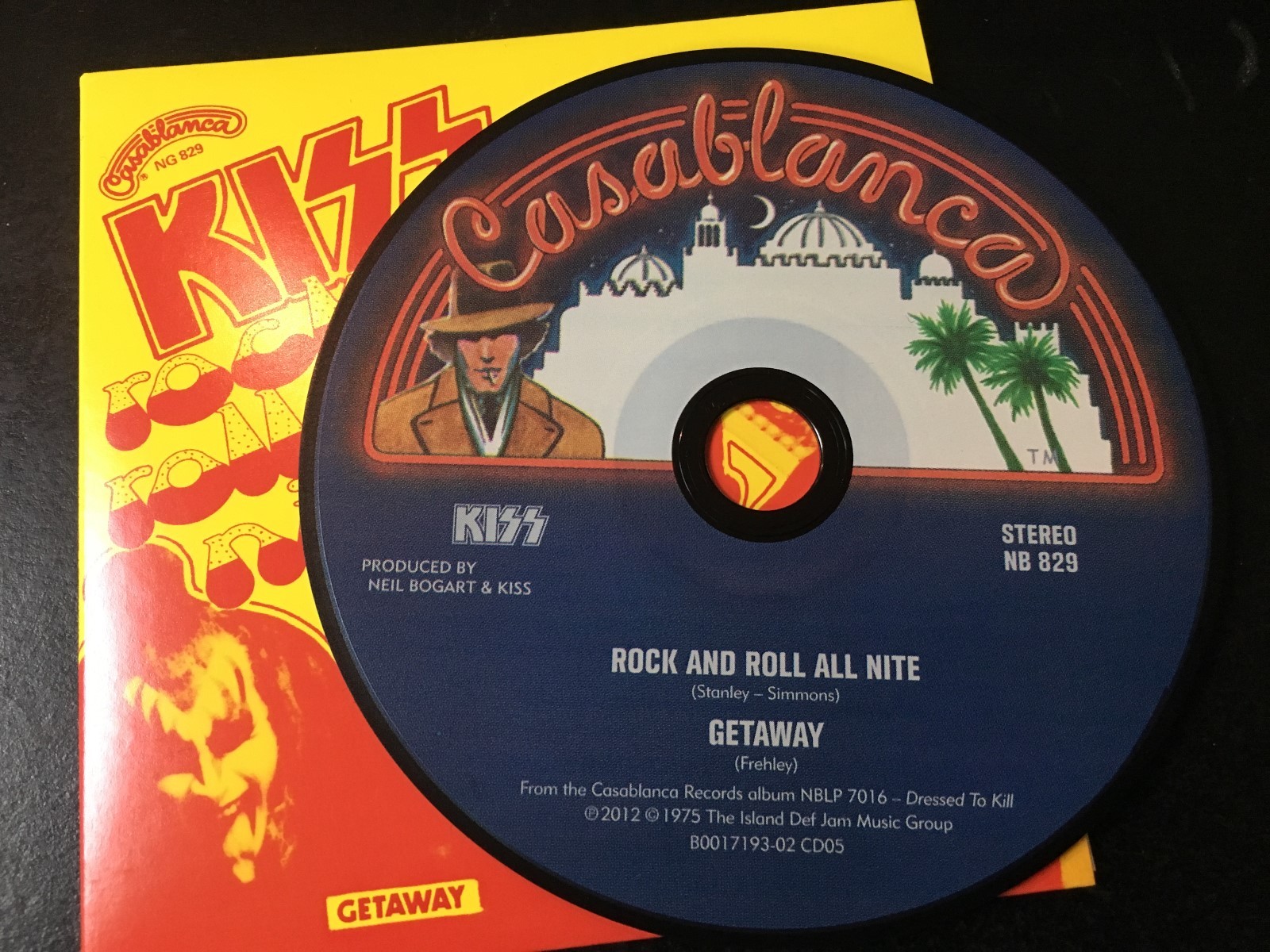 RARE CD Single Kiss - Rock And Roll All Nite / Getaway