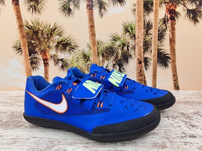 Nike Zoom SD 4 Track Field Throwing Shoes Shotput Discus Blue Men's Size 9 NEW