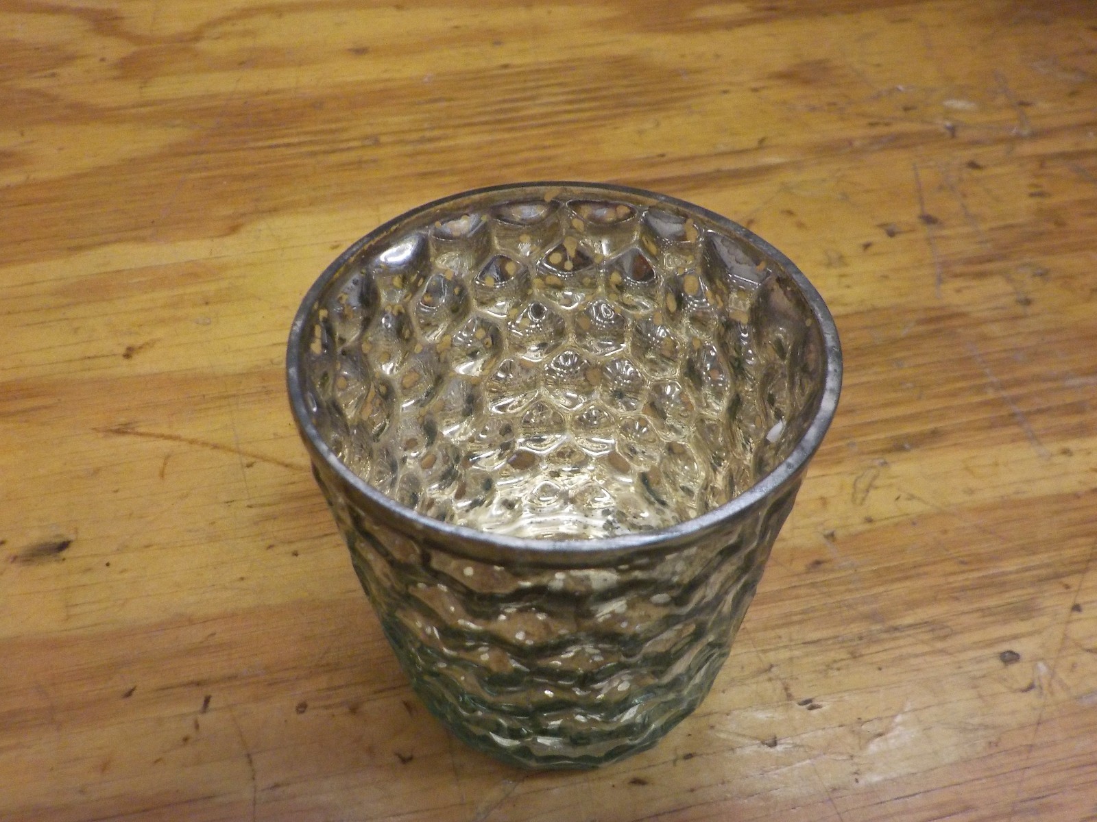 Insideretail 700452-10-48LTBLU Wedding Bubble Mercury Glass Tea Light Holders (S