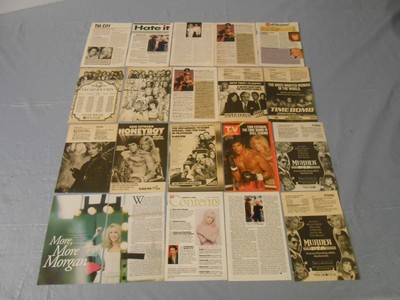 Big lot of Morgan Fairchild   clippings #P45