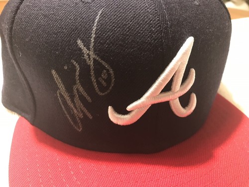 Chipper Jones Signed 1995 World Series Logo Cap New Era Atlanta Braves