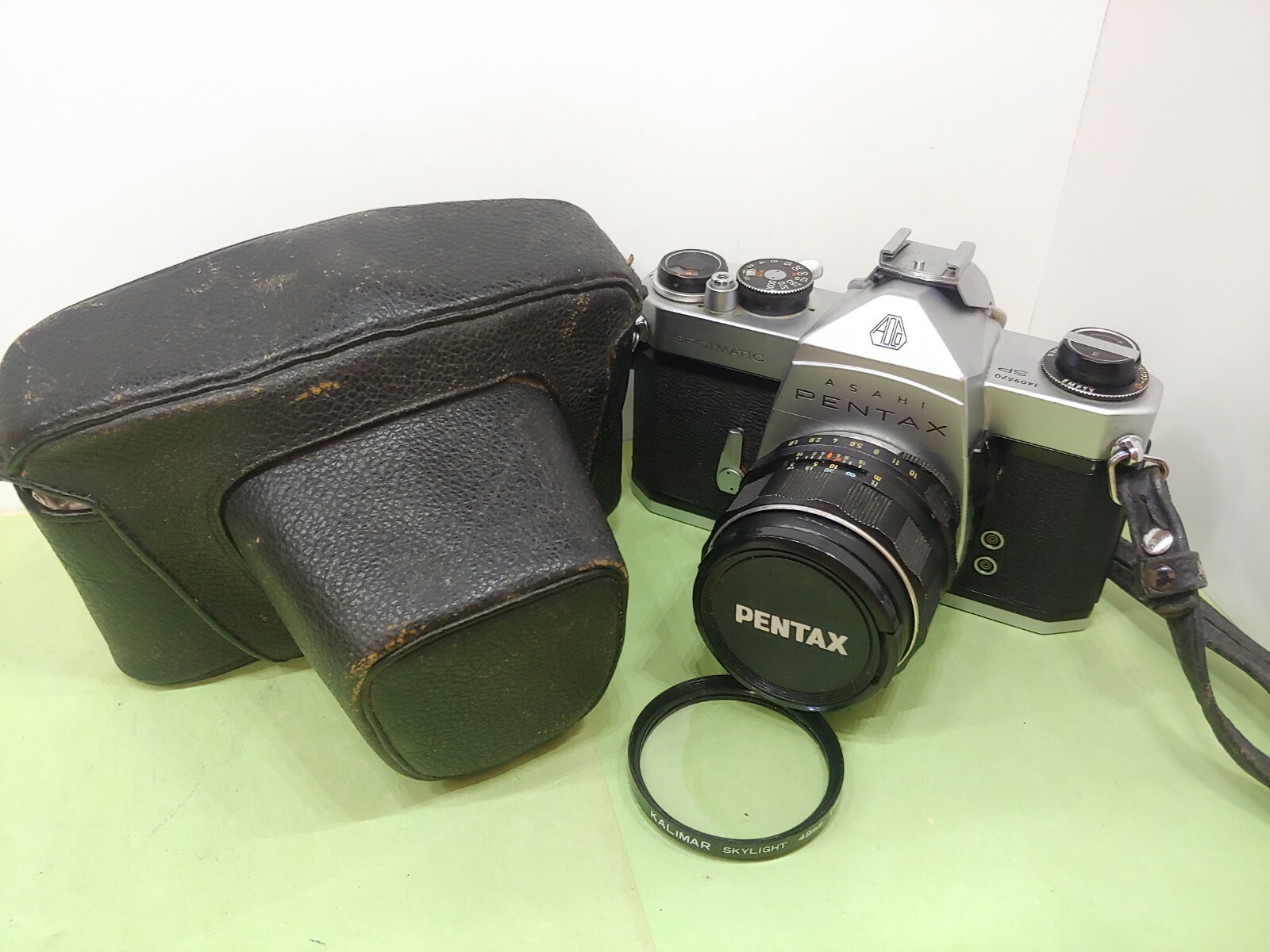 Asahi Pentax Spotmatic SP camera with Takumar 55mm 1.8 lens