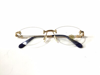 Revillon Eyeglasses Etoile Gold 09 Size 53mm New & Authentic