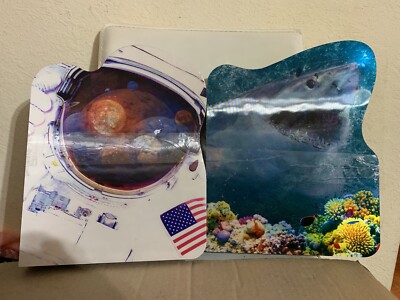 Smithsonian Learning Adventures in Space + Sharks Educational Toy Stickers Book