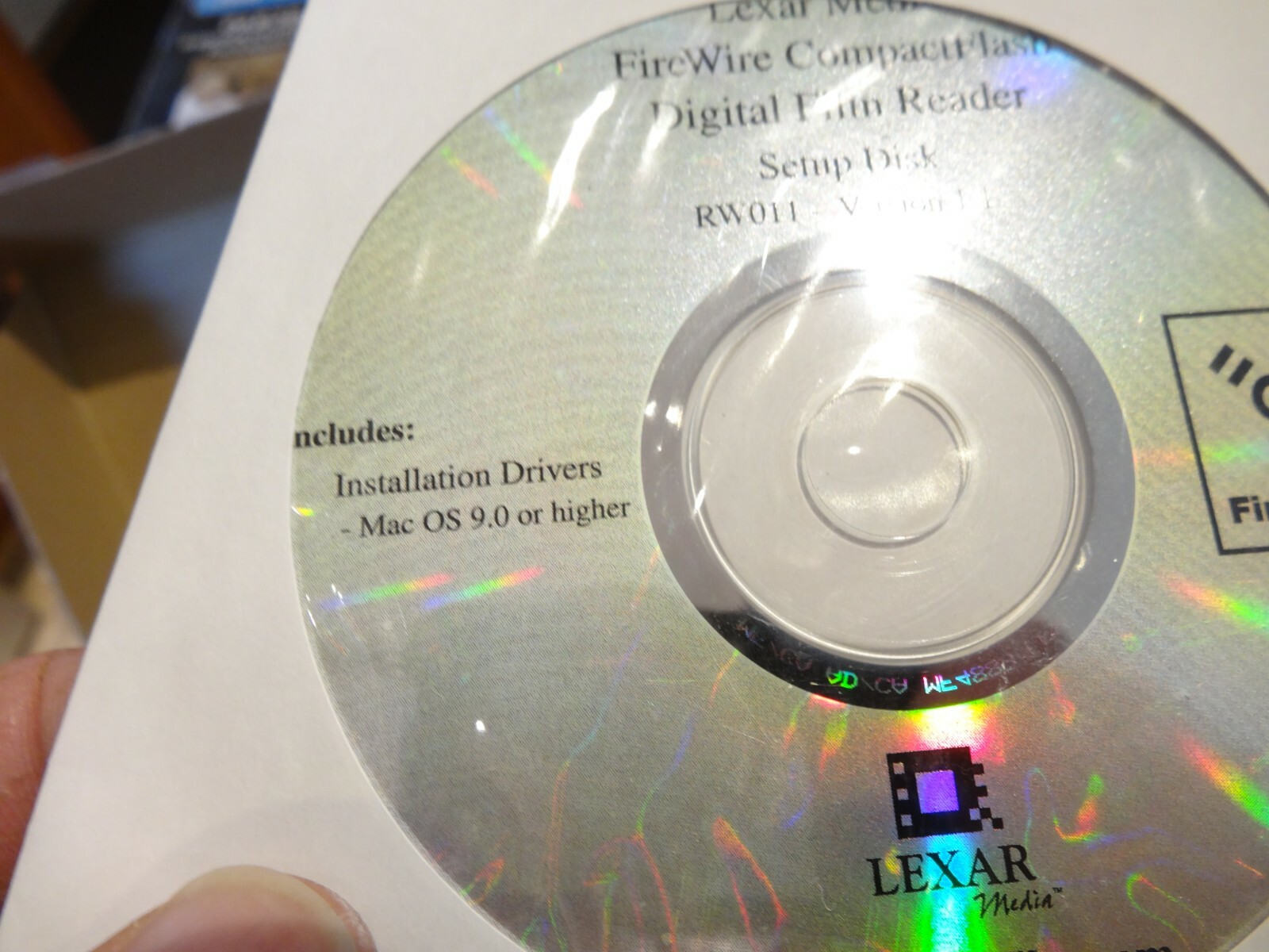 FIREWIRE LEXAR CF MEDIA DIGITAL FILM READER FOR COMPACT FLASH RW011-001