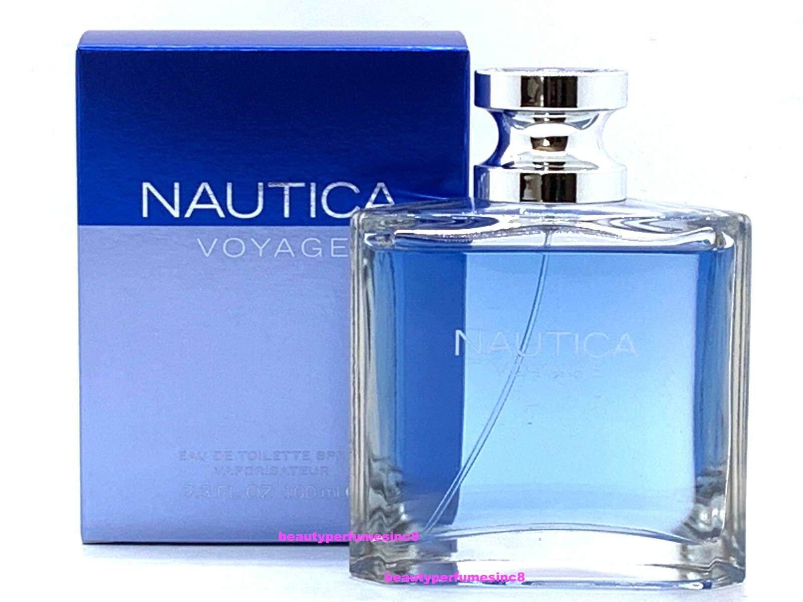 Nautica Voyage By Nautica 3.4/3.3 oz/100 ml Eau de Toilette Spray, Men's Perfume