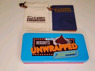 Hershey PA Chocolate World Park UNWRAPPED 50 Year Anniversary Collector Tin Set