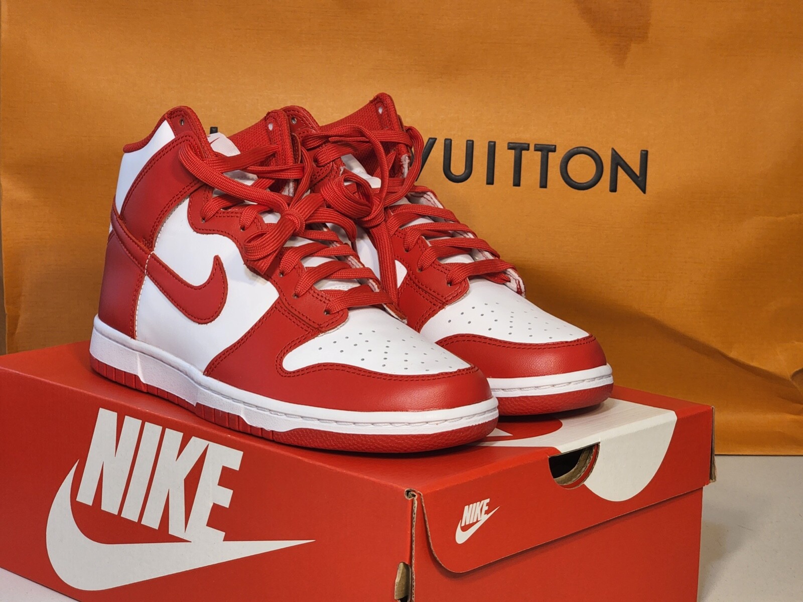 nike dunk high university red