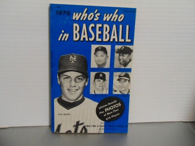 1970 Who s Who in Baseball Magazine - Tom Seaver Cover - Blue ungraded