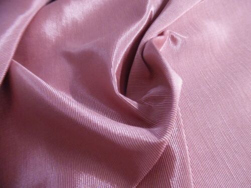 VINTAGE RAYON FAILLE~MAUVE PINK~12"x54"~DOLL FABRIC