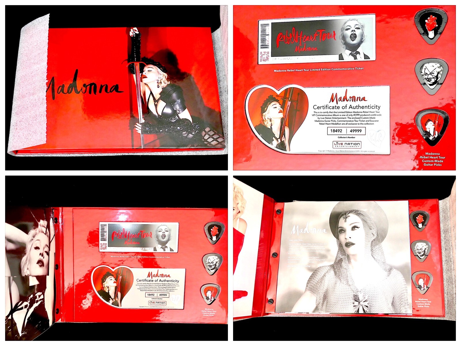 マドンナ SS席限定配布写真集 Madonna Rebel Heart Tour マドンナ SS席限定配布写真集 Madonna Rebel Heart Tour