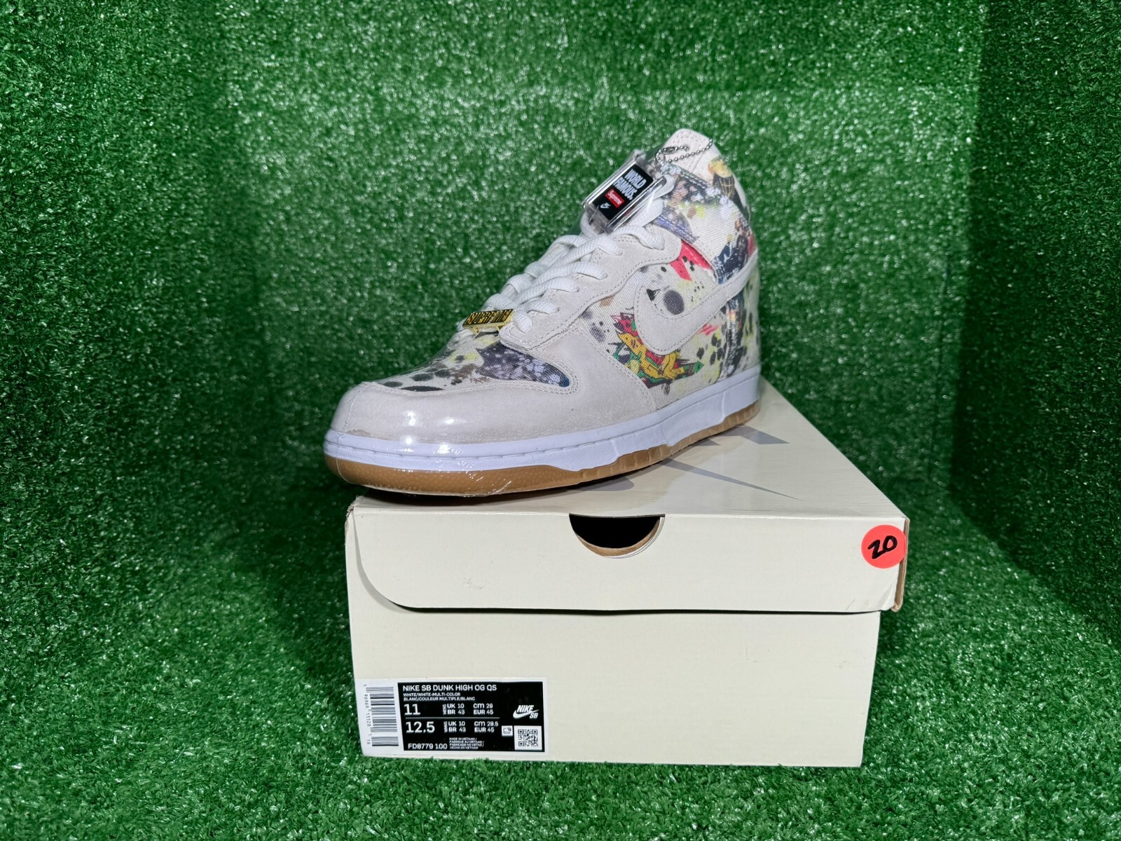 Supreme × Nike SB Dunk High Rammellzee Nike SB Dunk High x Supreme Rammellzee 🔥🔥 Size 11