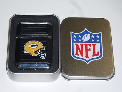 NFL Windproof Refillable Butane Lighter w/Gift Box By FSO -Select Team Below-