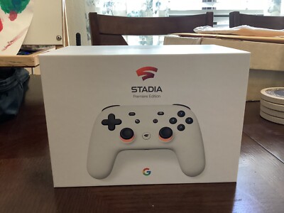 Google Stadia Premiere Edition, Complete Set; Controller, Chromecast Ultra, CIB