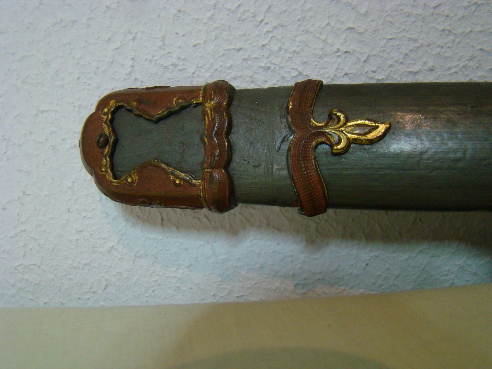 Antique Japanese Sword Signed Nori Mitsu Samurai Katana w WW II Scabard