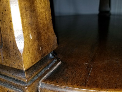 Brandt Furniture Diplomat Solid Cherry Round Side End Table Marshall Fields  26