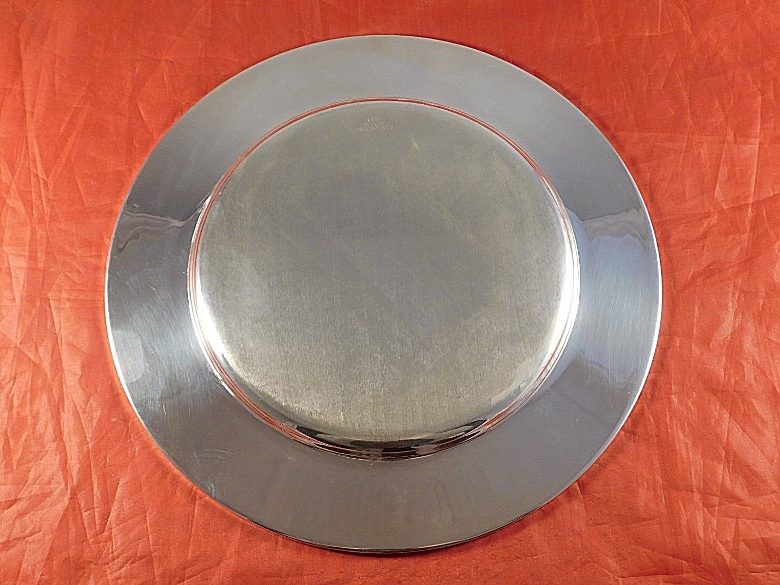 VINTAGE LARGE S. KIRK & SON STERLING SILVER PLATE / CHARGER #4111 11
