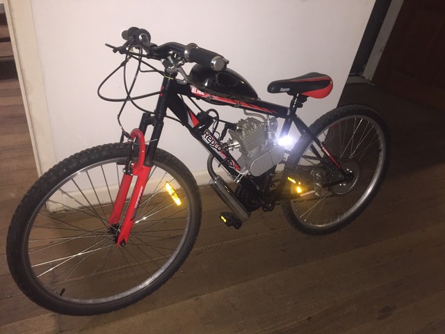 100cc motorised bike kit