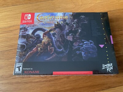 Castlevania Anniversary Collection Limited Run Nintendo Switch Retro SNES Box