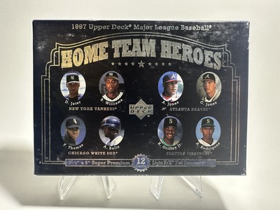 1997 Upper Deck Major League Baseball HOME TEAM HEROES 12 Super Premium Card Set
