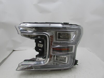 2018-2020 FORD F-150 F150 FACTORY OEM LEFT LED HEADLIGHT CHROME BEZEL B1