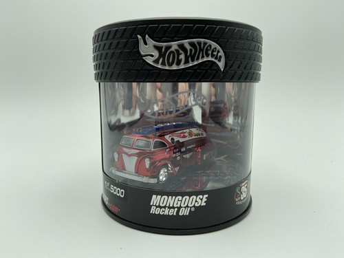 Hot Wheels SAMPLE Oil Can Mongoose Rocket Oil 35th