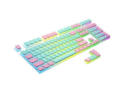 Pudding PBT Keycaps | 112 Double Shot Translucent ANSI US & ISO Layout | OEM ...