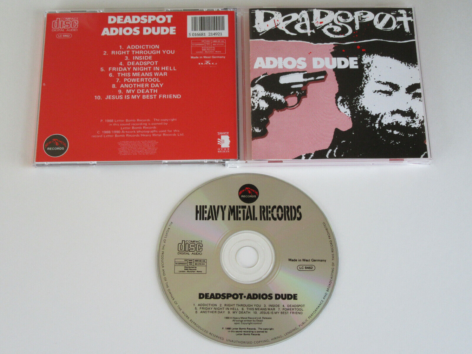 DEADSPOT Adios Dude 1988 RARE OOP THRASH CD ORIGINAL 1st DEADSPOT Adios Dude 1988 RARE OOP THRASH CD ORIGINAL 1st