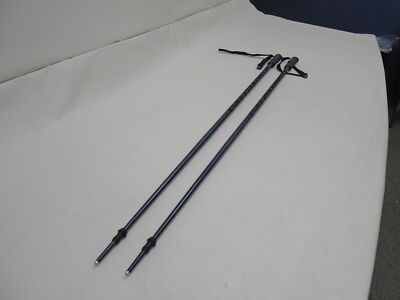 SALOMON L40863200 HACKER 125CM (50 INCHES) GREY UNISEX ALPINE SKI POLES