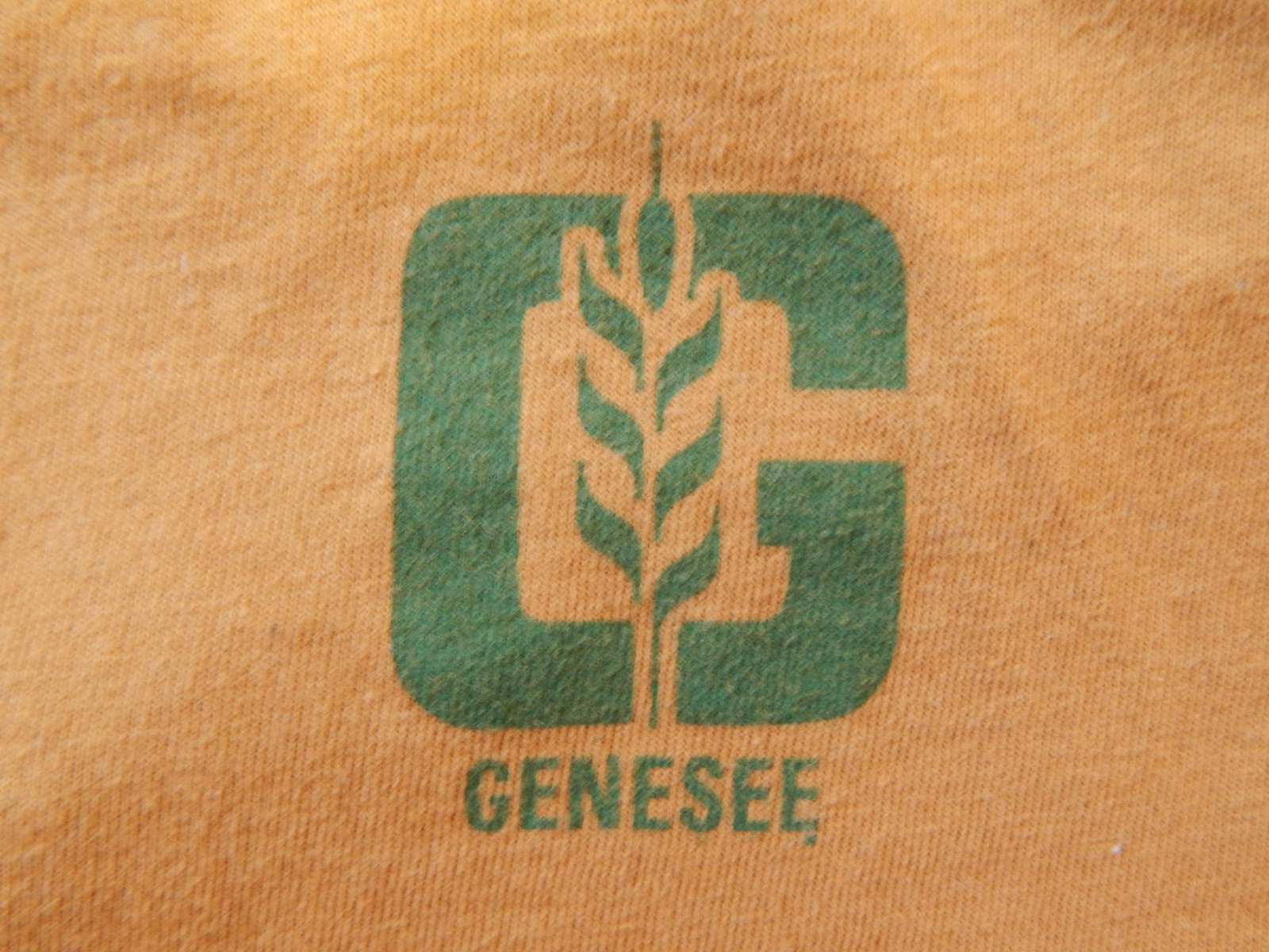 Genesee 12 Horse Ale Brown Green Shirt Large American Apparel Made in USA