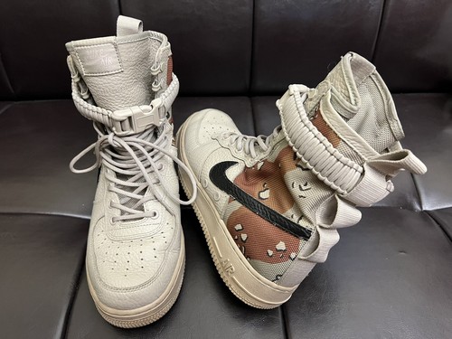 Nike Sf Air Force 1 Desert Camo Military Tan Boot 2016 Size 8.5