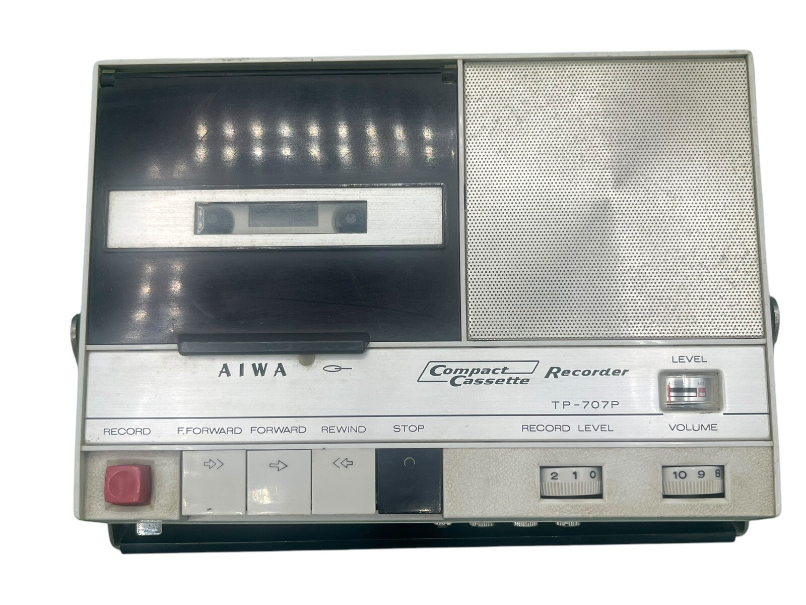 AIWA Compact Cassette Recorder TP-707P Need Repair Made in Japan Late 1960s