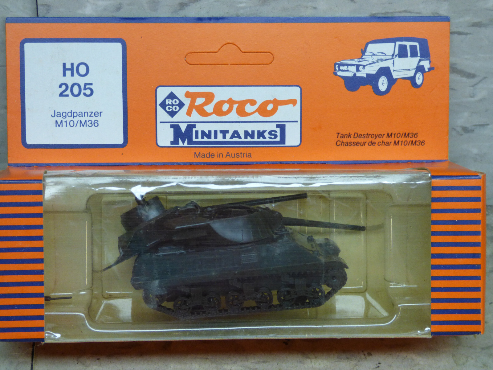 Roco Minitanks NEW 1/87 WWII US M10 / M36 Heavy Weapons Tank
