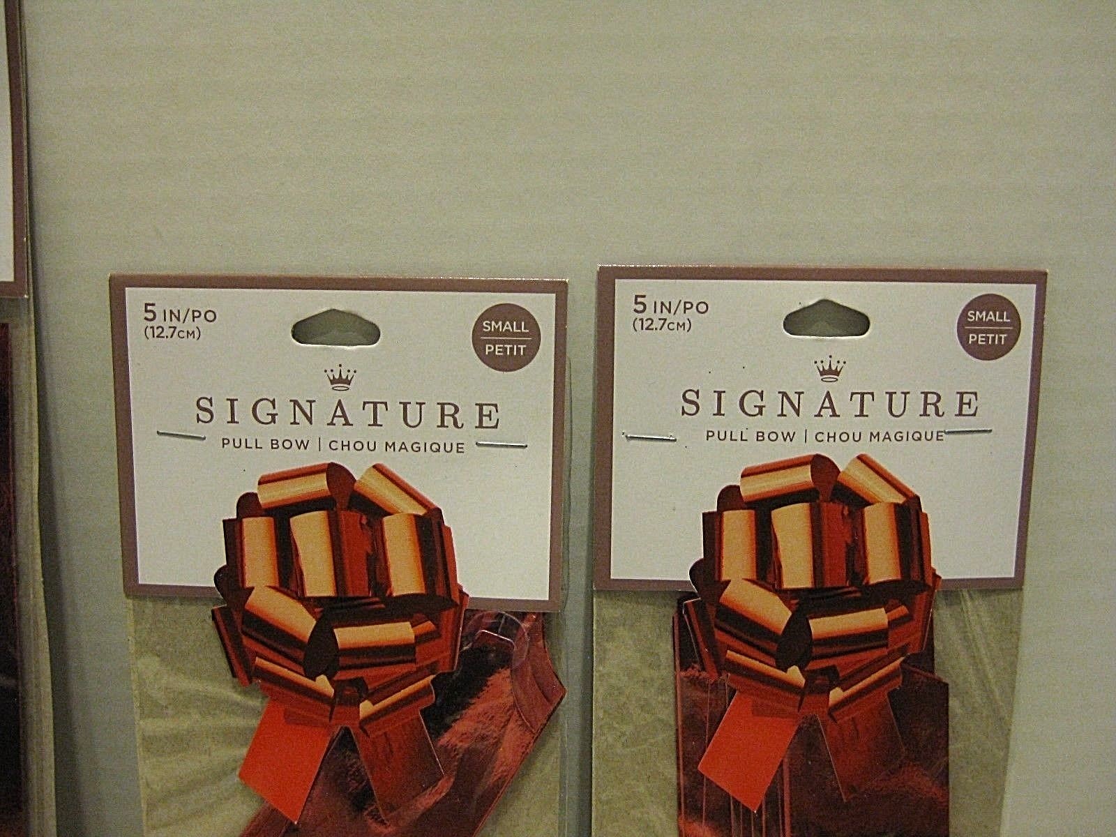 4 Pull Bows Gift Wrap RED 8